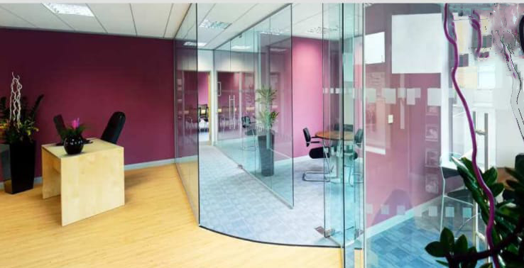 Colorful Office Partition