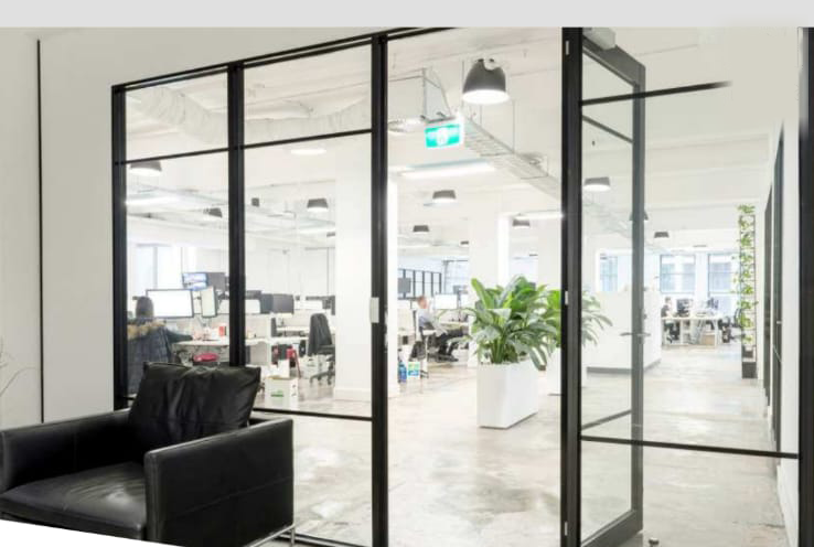 Colorful Office Partition