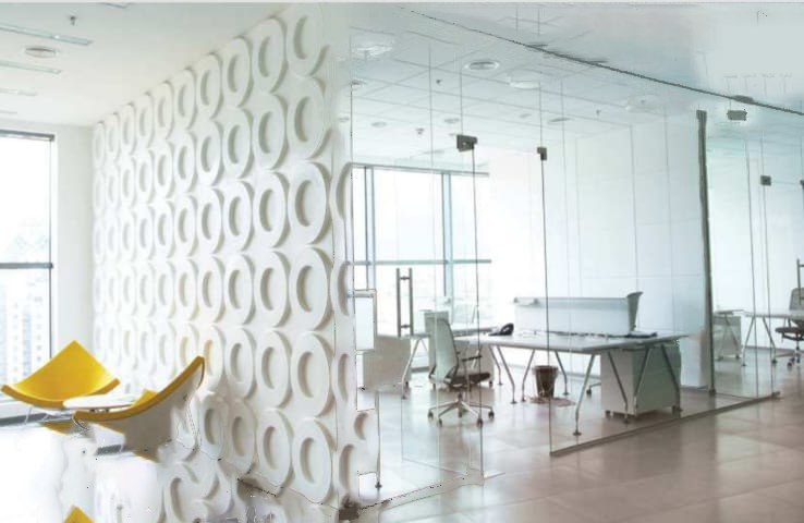 Colorful Office Partition